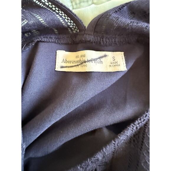 Abercrombie & Fitch Lace Dress Navy Small - Picture 7 of 9